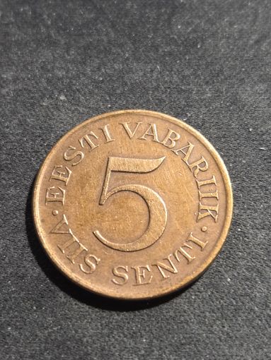 Эстония 5 сентов 1931