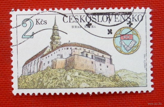 Чехословакия. Замок. ( 1 марка ) 1982 года.