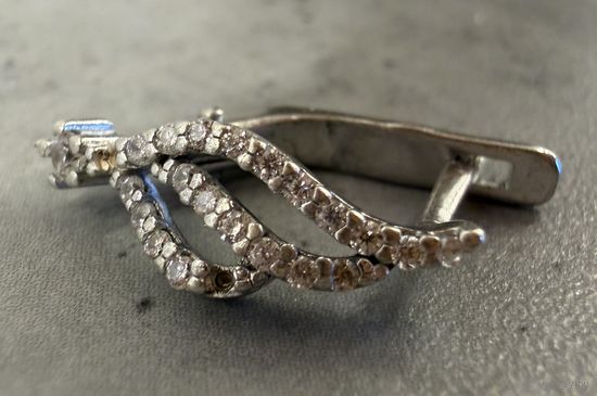 Серьга СЕРЕБРО 925 пр. (24).  Распродажа коллекции!!!