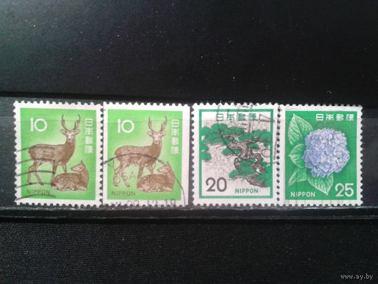 Япония, 1972. Стандарт. Флора, фауна, полная серия