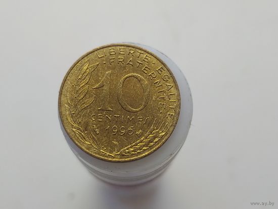 10 сантимов Франция 1996 года  лот 44
