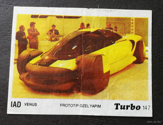 Вкладыш от жвачки TURBO 147 #0005-J01P4