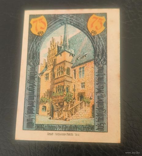 Нотгельд 75 пфеннигов