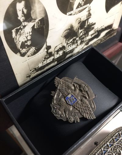 Жетон Московская школа прапорщиков 1915-16гг. Серебро.