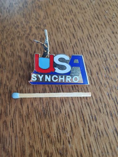 Значок " Synchro USA"