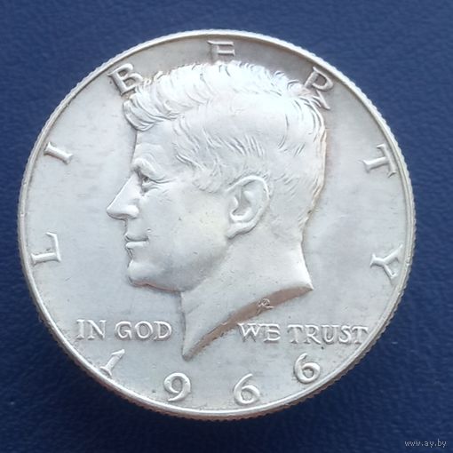 США 1/2 доллара 50 центов 1966