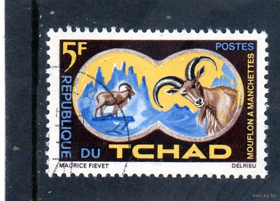 Чад.Ми-129.Серия:защита животных. Муфлон.1965.