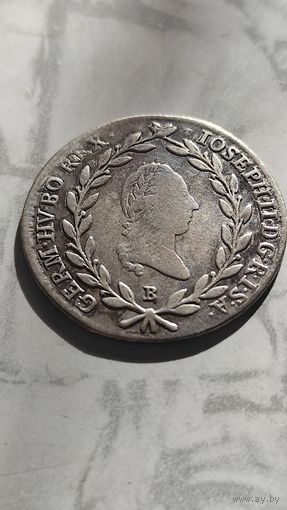 20 крейцеров 1786.