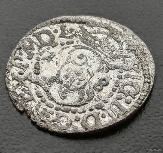 Шеляг 1618, Сигизмунд III Ваза, Вильно. Штемпельный блеск, коллекционное состояние