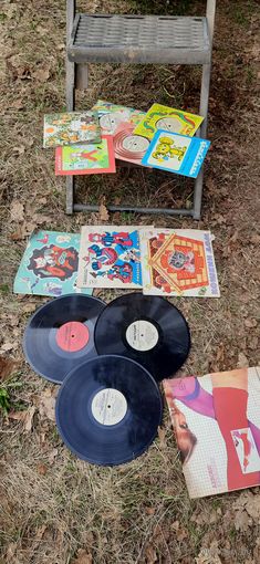 Виниловые пластинки СССР, сказки и песни(13шт.)