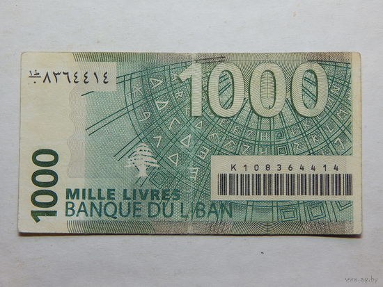 Ливан 1000 ливров 2004г.