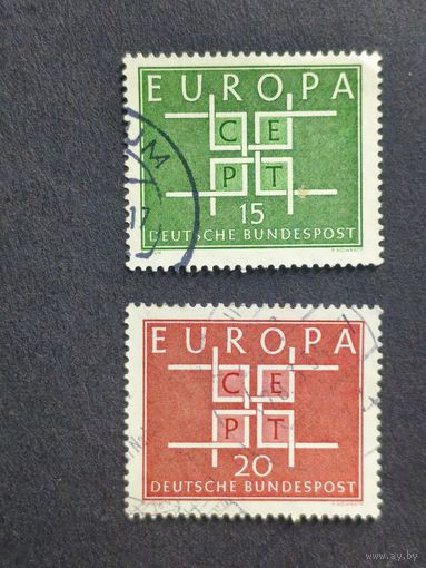 Германия 1963. Европа (C.E.P.T.), 1963 г. - Площадь. Полная серия