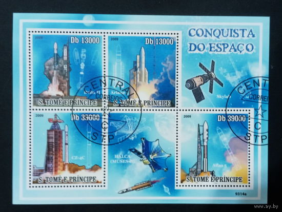 КОСМОС КОСМОНАВТЫ КОСМИЧЕСКИЕ КОРАБЛИ    БЛОК  сто