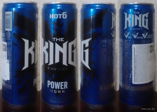 Банка от энергетика HOT6 the KING Power 2025 355ml Корея (ОБМЕН/ПРОДАЖА/ТОРГ) 1лот=1шт
