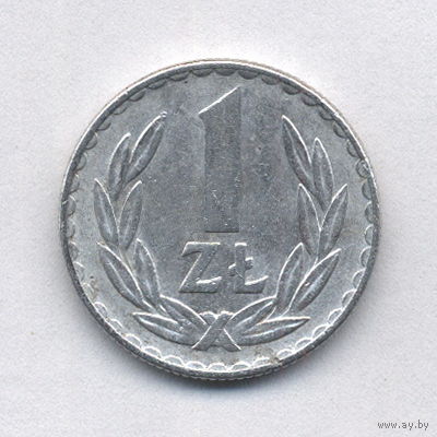Польша, 1 злотый 1976 г.