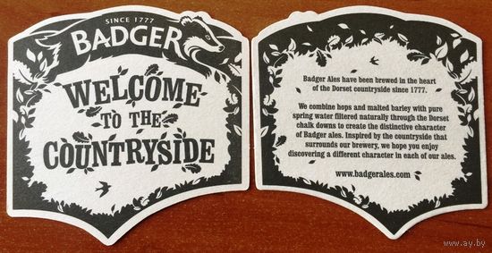 Подставка под пиво Badger Ales No 1