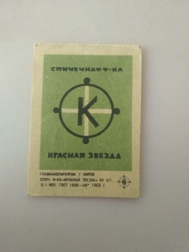 Спичечные этикетки  ф.Красная звезда
