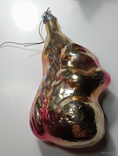 Ёлочная игрушка  - Белочка . СССР  .