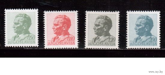 Югославия-1974 (Мих.1551-1554) , ** , Стандарт, Тито