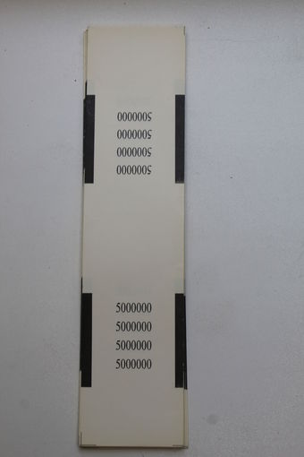 Ленты для корешков банкнот РБ номиналом 5.000.000 образца 1999 года 25 штук РЕДКОСТЬ!