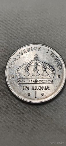 Швеция 1 крона 2001