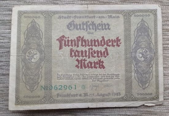 Werty71 Германия 50000 марок 1923 банкнота Франкфурт-на-Майне