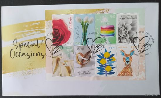 Австралия 2024  КПД блок праздник .