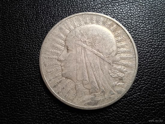 10 злотых 1932 Ядвига с 1 копейки!
