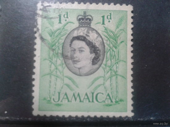 Ямайка, колония Англии, 1956. Королева Елизавета II