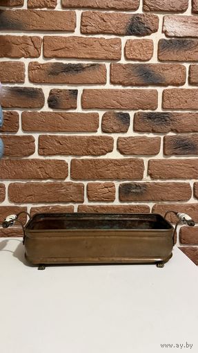 Винтажное медное кашпо. Лот 9