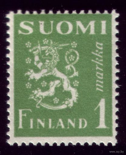 1 марка 1942 год Финляндия Стандарт 262