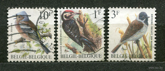 Птицы. Бельгия. 1991. Серия 3 марки