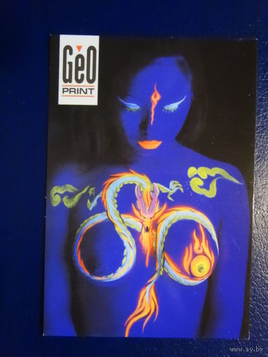 Календарик 2004 г.  GeO print.