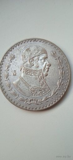 Мексика 1 песо 1965 года