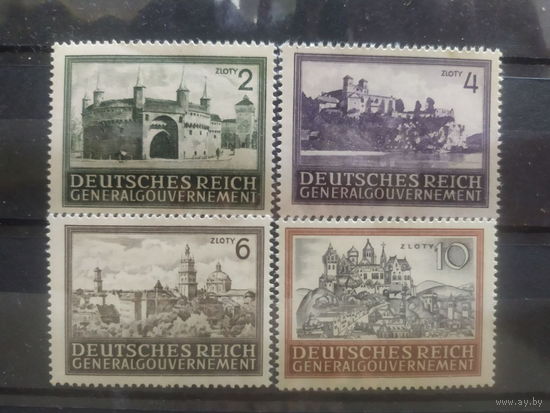 Германия Генерал-губернаторство 1943 Архитектура Краков Львов Полная #113-6**