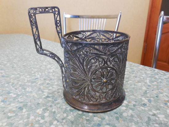 Подстаканник СССР. Скань.