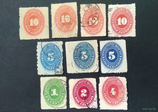 МЕКСИКА\18н\1886-1895 СТАНДАРТ ЦИФРЫ