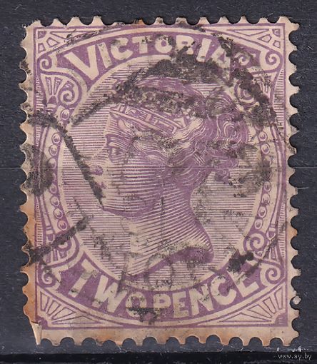 121.Aust. Великобритания. Австралийские штаты. Виктория. Стандарт. 1901/05 гг. 2p. Mi.#124.