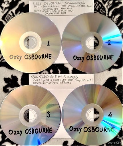 DVD MP3 полная дискография Ozzy OSBOURNE - 4 DVD (Hard'n'Heavy)