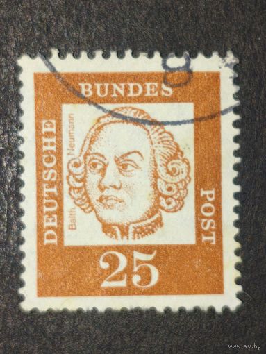 Германия 1961. Известные немцы. Бальтазар Нейман (1687-1753), архитектор
