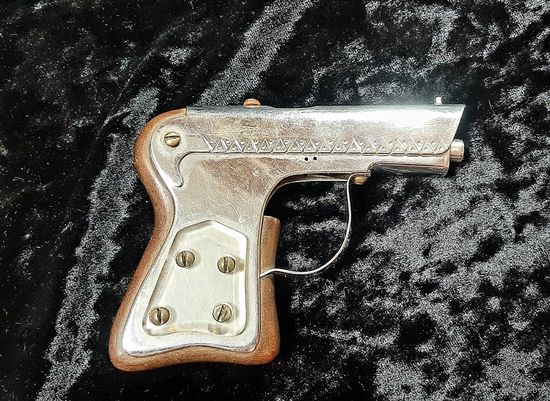 Пистолет самодельный зекпром, заготовка для зажигалки. Не с рубля