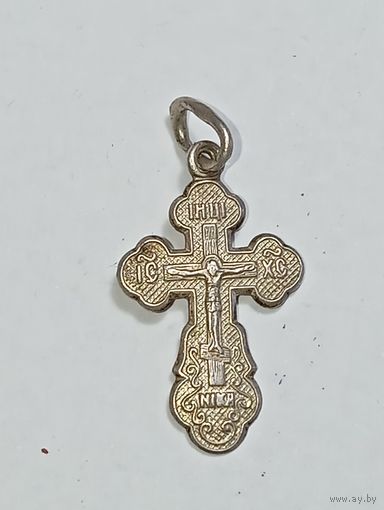 Крестик серебро  925 проба .