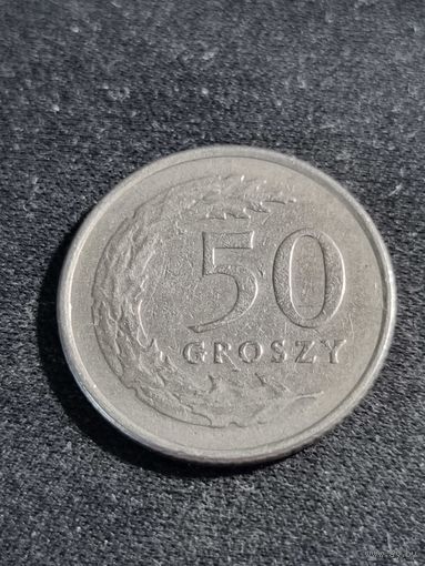 Польша 50 грошей 1990