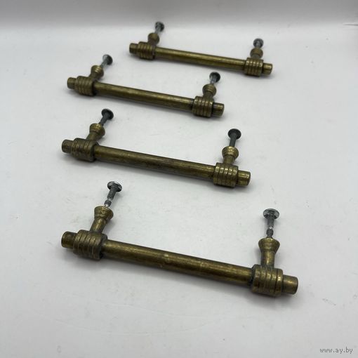 Антикварные мебельные ручки бронзовые, 4 шт. Италия. 3452