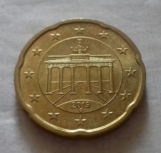 20 евроцентов, Германия 2019 G, AU