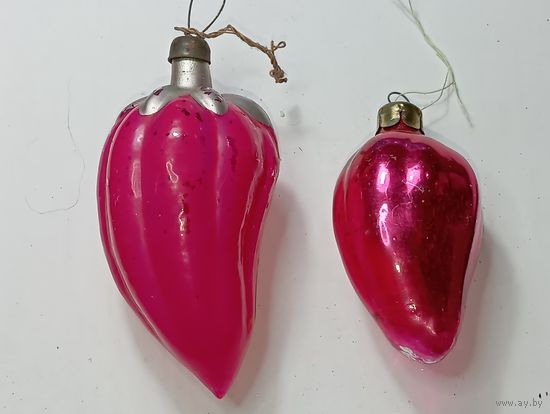 Ёлочная игрушки , Перци  . СССР .