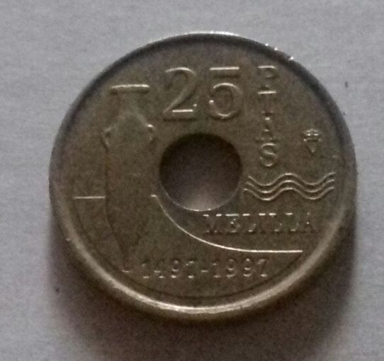 25 песет, Испания 1997 г., Мелилья