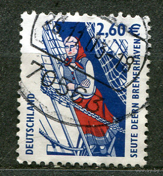 Парусник Сьюте Дирн. Достопримечательность. 2003. Германия