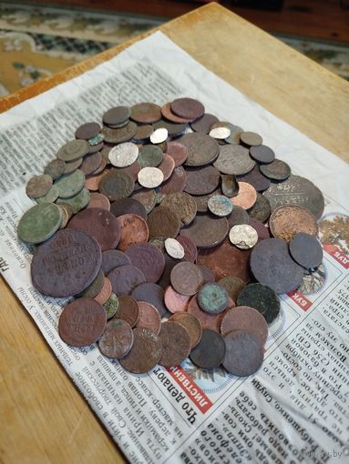 Распродажа - более 100 монет (с серебром) РИ,СССР и т.д.