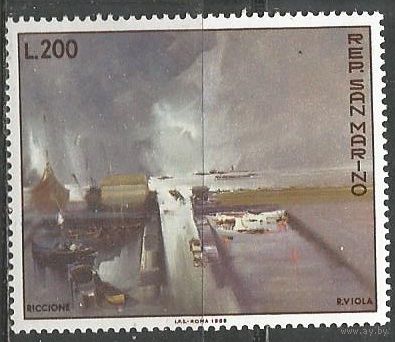 Сан-Марино. Выставка марок в Риччионе. 1969г. Mi#938.